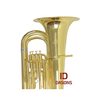 Tuba Sinfonica Compacta DASONS de 4 Pistos Laqueada Si Bemol